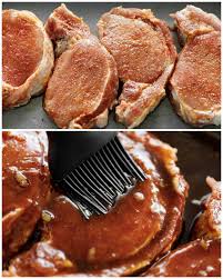 Like pork chops, many cuts get sold as pork roasts. what binds them together is that they are all cuts that turn out well when baked in the oven. Bbq Baked Pork Chops Cafe Delites