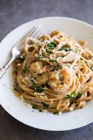 Garlic Butter White Wine Shrimp Linguine Pinch Of Yum Recipe Linguine Recipes Recipes Pasta Dishes