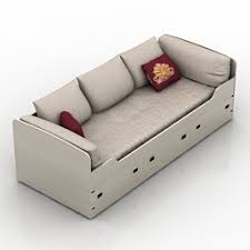 Sofa beds feature a sofa that folds down, creating a bed without an additional mattress or having to remove couch cushions. Sofa Bed N040312 3d Model 3ds For Interior 3d Visualization Beds Shkaps