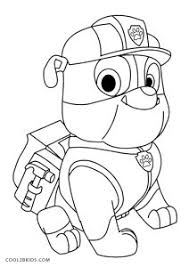 Rubble paw patrol printable coloring pages. Free Printable Paw Patrol Coloring Pages For Kids