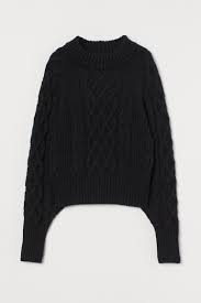 Maybe you would like to learn more about one of these? Cable Knit Sweater Black Ladies H M Us