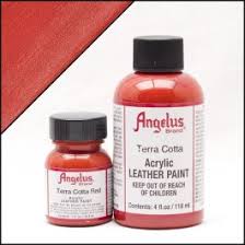 Angelus Leather Paint Terracotta Red