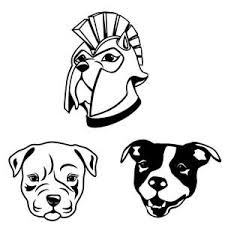 Pitbull Dog Svg Cuttable Designs Animal Silhouette Pitbull Dog Dog Crafts