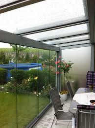 Wetterschutz Fur Terrasse Aus Glas Und Aluminium Balkon Dekor Sommergarten Outdoor Dekorationen