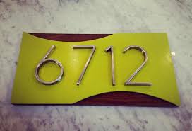 Check out our mid century modern house numbers selection for the very best in unique or custom, handmade pieces from our address signs shops. Mid Century Modern Address Plaque Woodworking