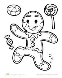 Images Gingerbread Man Coloring Page Christmas Coloring Pages Gingerbread Party