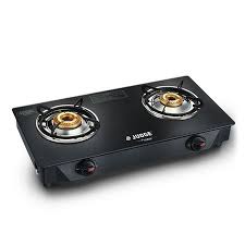 2 Burner Deluxe Glasstop Gas Stove