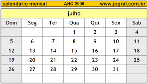 O cara que revolucionou o video clip. Calendario Mensal Julho De 2009 Imprimir Mes De Julho 2009