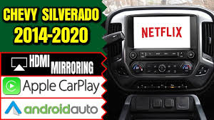 Intellilink is a telematics system/infotainment system offered by general motors in their vehicles. Chevrolet Silverado 2014 2019 Navigation Mylink Video Interface Apple Carplay Smartphone Mirroring Youtube