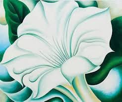 She wears a thimble on her. Georgia O Keefe Part 3 Floral Paintings And Sexuality My Daily Art Display