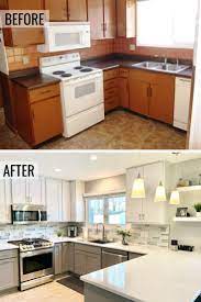 Kitchen Before And After Small Kitchen Renovations Kitchen Remodel Small Budget Kitchen Remodel