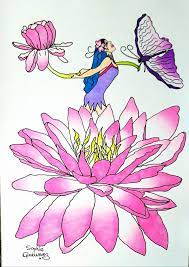 Chameleon coloring pages printable chameleon coloring page all images from collection chameleon coloring pages printable chameleon chameleon coloring s pen coloring book plus best a kid at heart images pages for girls pens chameleon marker coloring pages fleursmithwick com. Tutorial Flowers Fairy With Chameleon Pens By Sophie Coloring Pages For Adults