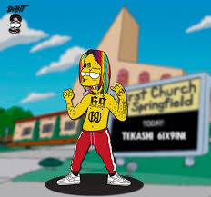 Daniel hernandez (born may 8, 1996), known professionally as tekashi69 or 6ix9ine (pronounced six nine), is an american rapper. Dubit Aka Simpson Boy On Twitter 6ix9ine Before Actuate In His First Springfield Show