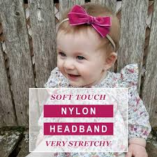 Buy Baby Girl Headbands Newborn Infant Toddler Knotted Hairbands Bows Elastic Soft Floral Hair Band Free Nylon Headbands 10pcs Online In Taiwan B07k7k8f49