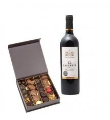 Chocolat Et Vin Rouge De Bordeaux Magasin De Vin Vin Rouge Vin