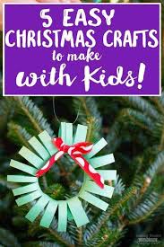 Tie a pretty red bow and you are set! 5 Easy Christmas Ornament Crafts To Make With Kids