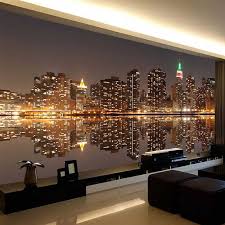 High Quality Custom 3d Photo Wallpaper City Night View Living Room Tv Backdrop Home Decor Mural Wallpaper For Bedroom Walls 3d Wallpaper For Bedroom Walls Photo In 2020 Wallpaper Walls Bedroom Wall Painting