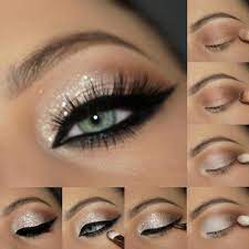 Good Eyeliner White Shimmer Eyeshadow Very Black Eyeliner 20190817 Smokey Eye Makeup Smokey Eye Makeup Tutorial Eye Makeup Tutorial
