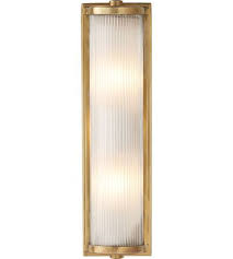 Visual Comfort Tob2141hab Fg Thomas O Brien Dresser 2 Light 5 Inch Hand Rubbed Antique Brass Bath Wall Light Wall Lights Visual Comfort Light Fixtures