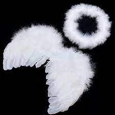 Angel Costume White Feather Wings And Halo By Diycraftproject Fairy Wings Costume Wings Costume Angel Costume