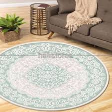 Artemis Yuvarlak Hali Prato Exclusive 1219a Yesil Halilar Dekor Artemis