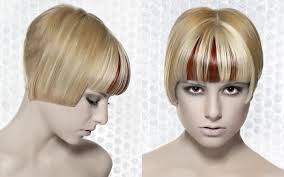 Dramatic self ponytail cut and clipper buzz. Short Haircuts With Rule Breaking Lines And Overlapping Of Elements