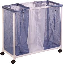 Our selection includes sterilite® easy carry hampers, rubbermaid® stack'n sort laundry baskets and lampers®. Amazon Com Honey Can Do Hmp 01629 3 Bag Mesh Laundry Sorter 30 5 X 15 3 X 30 Blue White Home Kitchen