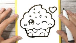 Come Disegnare Un Cupcake Youtube
