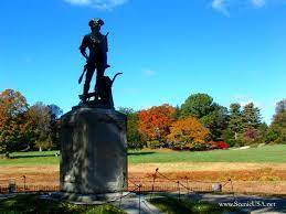 The national historical park is under the jurisdiction of the national park service and protects 970 acres. Minute Man National Historical Park A Massachusetts National Historic Park Located Near Acton Allston And Andover