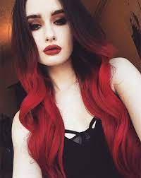 10 Shades Of Red More Choices To Dye Your Hair Red Hair Styles Red Ombre Hair Black Red Hair