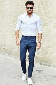 Street Style For Men Mens Fashion Smart Casual White Shirt Mens Outfits White Jeans Men