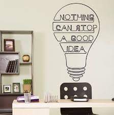 Wall Decals Quotes Inspirational Quotes Wall Decals Etsy Office Wall Design Office Wall Decals Wall Stickers Quotes