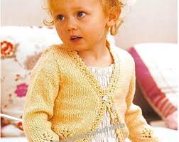 Buy Pdf Knitting Pattern for Baby Bolero by Angela Turner Online in India