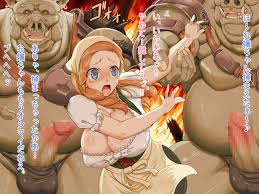 エロ画像】種付けオークにレイプされてアヘ顔にされちゃう村娘ｗｗｗ : 二次エロ画像アンテナハードコア