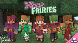 Change the editor background to a number of available minecraft images. Flower Fairies Hd Skin Pack In Minecraft Marketplace Minecraft