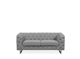 Chaque pièce de la collection orson est disponible dans deux nouvelles nuances de gris, en version velours ou tissu. Canape 2 Places En Tissu Gris Clair Musset