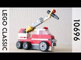 building a lego fire truck using classic 10696 レゴ 消防車の作り方 youtube lego fire toy fire trucks fire trucks