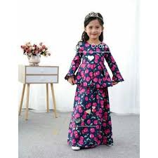 Fesyen baju raya kanak kanak perempuan. Baju Kurung Kanak Kanak Perempuan