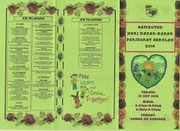 Contoh buku program hari kanak kanak 600 tips mp3 & mp4. Pusat Sumber Sekolah Hari Kanak Kanak 2014