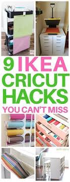 9 Genius Cricut Ikea Hacks For Crafters Svg Me Organize Craft Supplies Cheap Diy Crafts Diy Craft Room