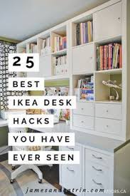 25 Ikea Desk Hacks That Will Inspire You All Day Long James And Catrin Ikea Hack Schreibtisch Ikea Ecktisch Tisch Layout