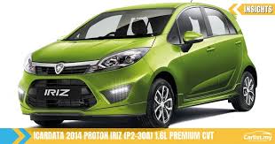 Dapatkan 10 sebut harga insurans kereta malaysia secara online. Icardata The Best Time To Buy Sell A P2 30a Proton Iriz 1 6l At Premium Rencana Carlist My