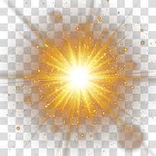 Sunlight Luminous Efficacy Light Effect Of Decorative Gold Spot Yellow Star Illustration Transpa Transparent Background Star Illustration Mirror Illustration