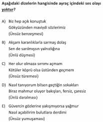 Dil Bilgisi Denemeleri 6 Sinava Hazirlaniyoruz 2020 Dil Ses