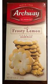 1 cookie (27g) log food: Archway Frosty Lemon Cookie 26 G Nutrition Information Innit