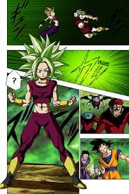 Pseudo OC] Kefla is born! I coloured a page from manga chapter 38. : r/dbz