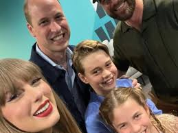 Taylor Swift, Travis Kelce snap selfie with Prince William at concert