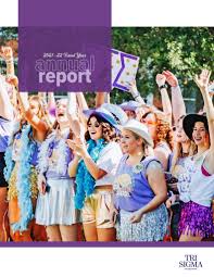 2021–22 Annual Report by Tri Sigma