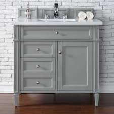 Brittany 36 Single Urban Gray Bathroom Vanity Set Goruntuler Ile Banyo Makyaj Masasi Gri Banyo Makyaj Masalari