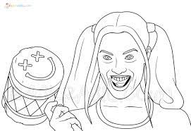 She then made her way through the new batman adventures, and gotham girls. Harley Quinn Coloring Pages Print For Free The Best Images